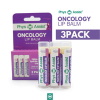 Oncology Lip Balm USDA Organic, Hydrate Dry, Parched Lips. Moisturizing -3 Pack